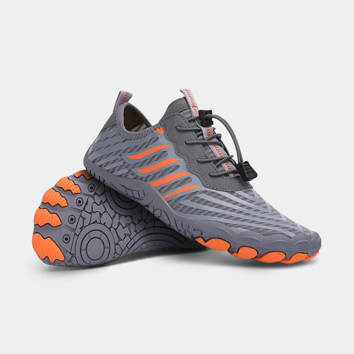 PrimalPulse Grey — High-Performance Barefoot Hiking Shoes